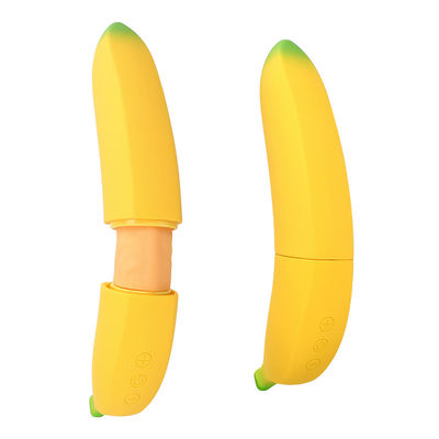 7 frequenze di 210*37mm della banana del vibratore del dildo della vagina del giocattolo del sesso
