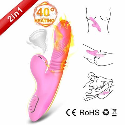 Dildo di velocità di Multifunctions 7 che succhia lo stimolatore di Honey Sex Toys For Clitoris del vibratore
