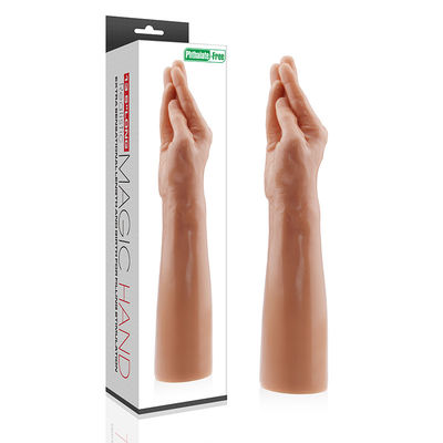 13,5» sessi realistici Toy For Women Men della spina di estremità del pugno delle dita del braccio della mano magica di Lovetoy