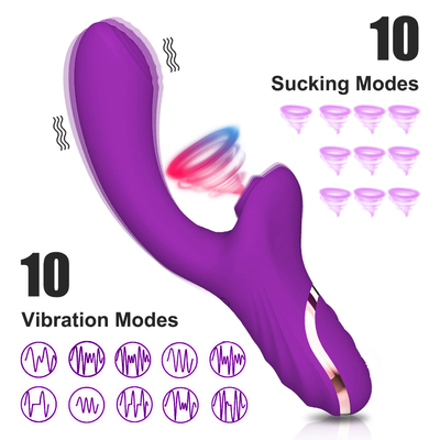 20 stimolatore doppio di succhiamento Clitoral 50dB di vuoto femminile del vibratore 3D di modi