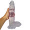 giocattolo del sesso del PVC Crystal Artificial Penis Big Dick di 12.2Inches 31cm