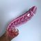 giocattoli lunghi del sesso degli adulti del dildo di vetro dell'ippocampo di rosa di 17.5*3.2cm