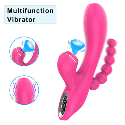 USB che fa pagare 7 modo Honey Sex Toys Oral Suction 3 erotici IN 1 vibratore di succhiamento
