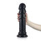 Il nero Dick Anal Sex Toys Anal del PVC increspa 11,25 pollici di grande dildo eccellente
